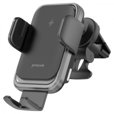 Автомобільний тримач з Бездротовим ЗП Proove Nitro Charge 15W black
