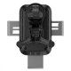 Автомобільний тримач з Бездротовим ЗП Proove Triple Clamp Pro 15W metal gray