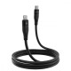 Кабель Proove Soft Silicone Type-C to Lightning 27W (1m) black