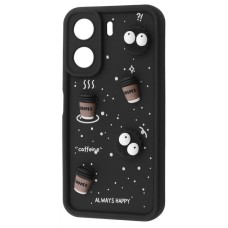 Чохол Pretty Things Case Xiaomi Redmi 13C 4G/Poco C65 black/coffee