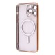 Чохол Metal Matte Case with Magnetic Ring iPhone 13 Pro deep purple