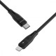 Кабель Proove Soft Silicone Type-C to Lightning 27W (1m) black