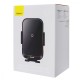 Автомобільний тримач з Бездротовим ЗП Baseus Halo Electric 15W black