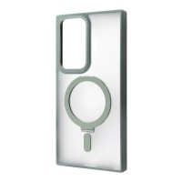Чохол WAVE Attraction Case with Magnetic Ring Samsung Galaxy S23 Ultra green