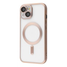Чохол Metal Matte Case with Magnetic Ring iPhone 15 yellow
