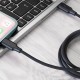 Кабель Proove Striped Silicone Type-C to Lightning (1m) black