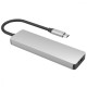 Type-C-Хаб Proove Iron Link 5 in 1 (2*Type-C + 2*USB3.0 + HDMI) silver