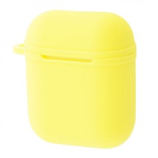 Чохол Silicone Shock-proof case for Airpods 1/2 yellow