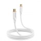 Кабель Proove Jelly Silicone Type-C to Type-C 60W (1m) white