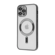 Чохол Metal Matte Case with Magnetic Ring iPhone 12 Pro black