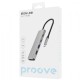 Type-C-Хаб Proove Iron Link 5 in 1 (2*Type-C + 2*USB3.0 + HDMI) silver