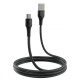 Кабель Proove Double Way Weft Micro USB 2.4A (1m) black