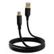 Кабель Proove Jelly Silicone Type-C 2.4A (1m) black