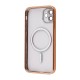 Чохол Metal Matte Case with Magnetic Ring iPhone 11 gold