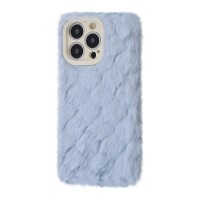 Чохол Fluffy Love Case iPhone 14 Pro blue