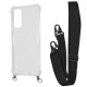 Чохол WAVE Clear Case with Strap Xiaomi Redmi Note 11 4G/Redmi Note 11S black