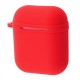 Чохол Silicone Shock-proof case for Airpods 1/2 red