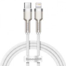 Кабель Baseus Cafule Metal Type-C to Lightning PD 20W (1m) white