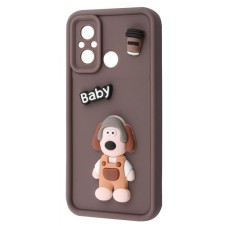 Чохол Pretty Things Case Xiaomi Redmi 12C brown/baby