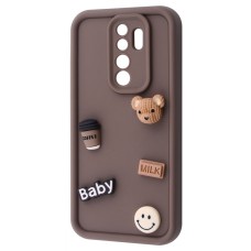 Чохол Pretty Things Case Xiaomi Redmi Note 8 Pro brown/bear