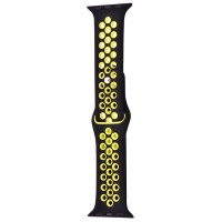 Ремінець Apple Watch Sport Nike+ 38/40/41 mm black/yellow