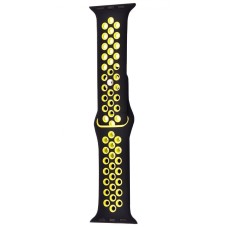 Ремінець Apple Watch Sport Nike+ 38/40/41 mm black/yellow