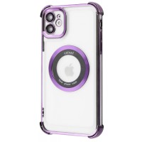 Чохол Glossy Case with Magnetic Ring iPhone 12 purple