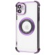 Чохол Glossy Case with Magnetic Ring iPhone 12 purple