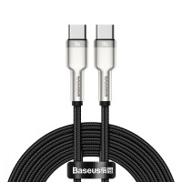 Кабель Baseus Cafule Metal Type-C to Type-C 100W (2m) black