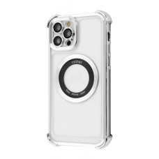 Чохол Glossy Case with Magnetic Ring iPhone 12 Pro silver