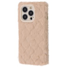 Чохол Fluffy Love Case iPhone 13 Pro Max pink sand