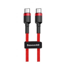 Кабель Baseus Cafule Type-C to Type-C PD 2.0 60W (2m) red