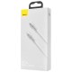 Кабель Baseus Cafule Metal Type-C to Lightning PD 20W (1m) white