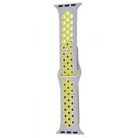 Ремінець Apple Watch Sport Nike+ 42/44/45/49 mm gray/yellow