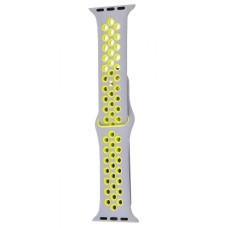 Ремінець Apple Watch Sport Nike+ 42/44/45/49 mm gray/yellow