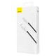 Кабель Baseus Cafule Metal Data Type-C 66W (1m) white