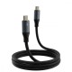 Кабель Proove PowerFull Type-C to Type-C 100W (1m) black