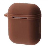 Чохол Silicone Shock-proof case for Airpods 1/2 brown