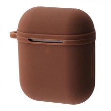 Чохол Silicone Shock-proof case for Airpods 1/2 brown