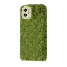 Чохол Fluffy Love Case iPhone 12 green