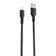 Кабель Proove Rebirth Lightning 2.4A (1m) black