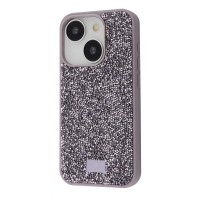 Чохол Bling World Rock Diamond (TPU) iPhone 15 gray titanium