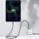МЗП Baseus Compact Quick Charger 30W QC+ PD (1Type-C + 2USB) white