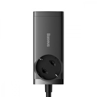 Мережевий фільтр Baseus GaN3 Pro Desktop Powerstrip 65W (2xType-C + 2xUSB + AC(EU)) black