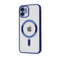 Чохол Metal Matte Case with Magnetic Ring iPhone 12 midnight blue