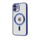 Чохол Metal Matte Case with Magnetic Ring iPhone 12 midnight blue