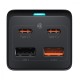 Мережевий фільтр Baseus GaN3 Pro Desktop Powerstrip 65W (2xType-C + 2xUSB + AC(EU)) black