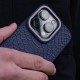 Чохол Kajsa Snake Pattern iPhone 14 Pro Max burgundy