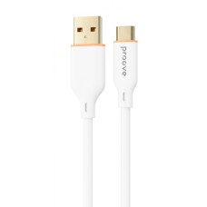 Кабель Proove Jelly Silicone Type-C 2.4A (1m) white