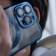 Чохол Metal Matte Case with Magnetic Ring iPhone 12 midnight blue